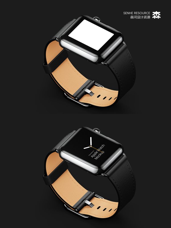 百家乐2026世界杯中国官方下载 6组Apple Watch苹果腕表盘算PSD贴图样机mockup